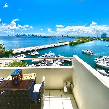 Premium Modern Waterfront Apartment With Miami Skyline View On The Bay 5 Mins Drive To Miami Beach With Free Parking Zewnętrze zdjęcie