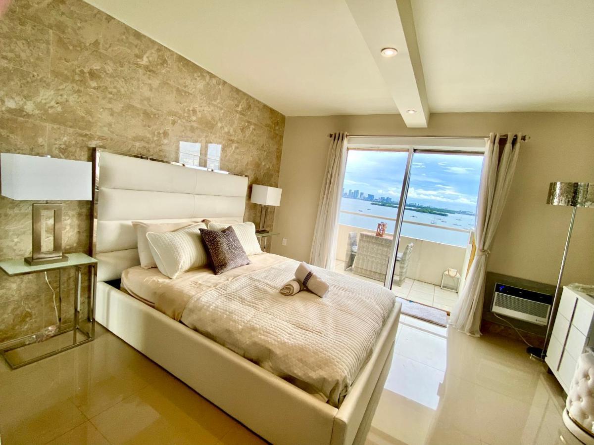 Premium Modern Waterfront Apartment With Miami Skyline View On The Bay 5 Mins Drive To Miami Beach With Free Parking Zewnętrze zdjęcie